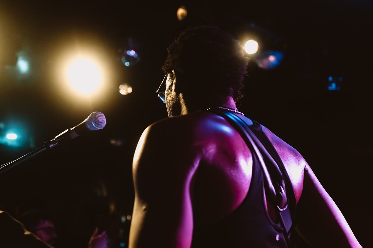 Concert, spotlight, musician — Unmatched Adult Entertainment Options in Mesa